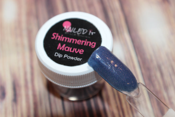 Shimmering Mauve Dip Powder