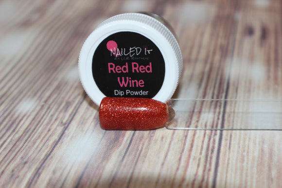 Red Red Wine Dip Powder