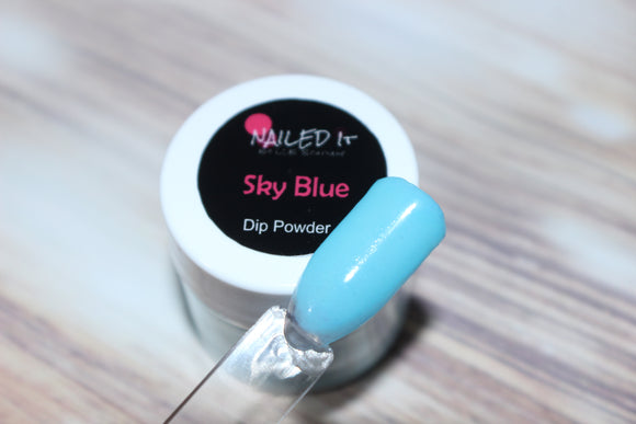 Sky Blue Dip Powder