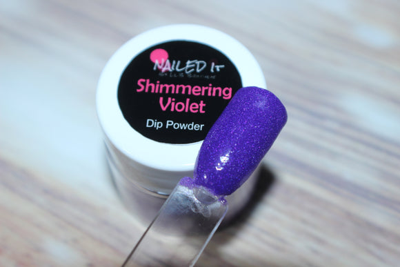 Shimmering Violet Dip Powder